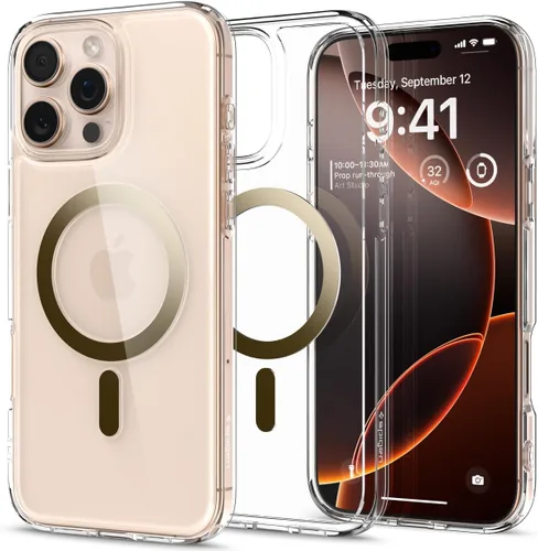 Miniatura 155 de Spigen Funda para iPhone 13 Mini, ultra híbrida MagFit [antiamarilleo] [compatible con Magsafe] - Transparente