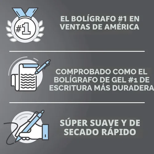 Miniatura 3 de Pilot G2 - Bolígrafos retráctiles de tinta de gel de alta calidad, punta gruesa (0.039 pulgadas), bolígrafos de gel 1.0, surtidos, paquete de 14