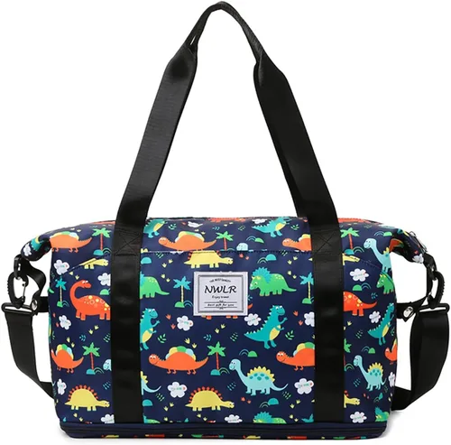 Bolsa de viaje expandible, bolsa de viaje para el fin de semana, bolsa de gimnasio para mujer