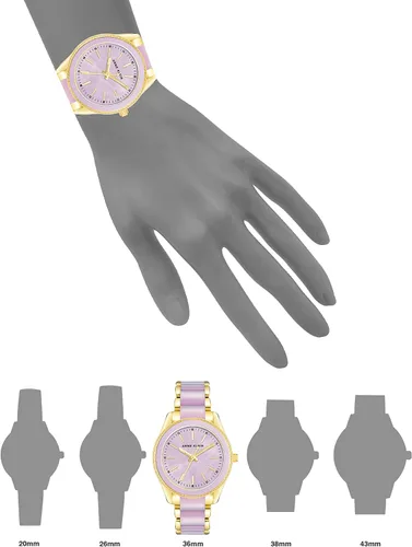 Miniatura 4 de Anne Klein - Reloj de pulsera de resina para mujer