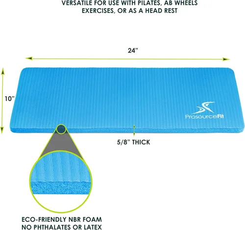 Miniatura 2 de ProsourceFit Rodillera y codera de yoga extragruesa de 15 mm (5/8”) se adapta a tapetes estándar para articulaciones libres de dolor en yoga