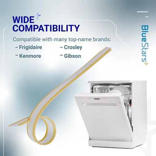 Miniatura 5 de BlueStars 809006501 Junta de Puerta Inferior de Lavavajillas Pieza de Repuesto – Compatible con Lavavajillas Frigidaire Kenmore Electrolux