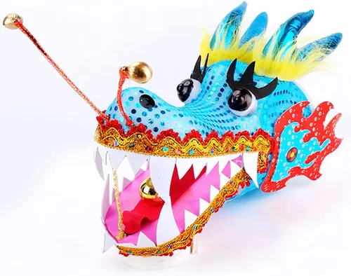 Miniatura 3 de 26.2 ft (26.2 pies) cuadrado de ejercicio de danza de dragón Poi con cabeza de dragón 3D y cuerda oscilante, conjunto de accesorios de dragón chino