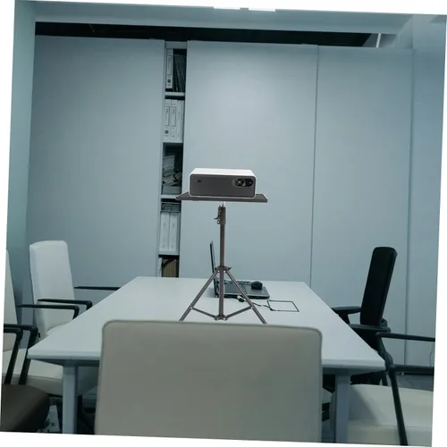 Miniatura 4 de Mikinona Práctico trípode de proyector de aleación de aluminio Soporte de tableta de altura ajustable