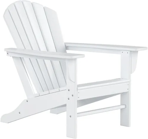 Miniatura 32 de Costaelm Sillas para hoguera, silla al aire libre HDPE silla Adirondack, moderna silla de porche de patio, porche delantero patio trasero, sillas