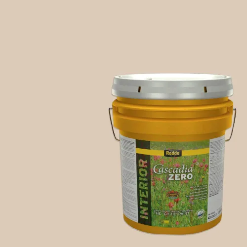 Miniatura 52 de Rodda Paint CASCADIA ZERO - Pintura e imprimación semibrillante para interiores en uno, cuarto de galón, madera de haya beechwood