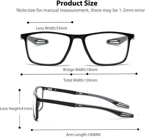 Miniatura 6 de Multifocal Progressive Transition Photochromic Reading Glasses Blue Light Blocking Multifocus Readers Spring Hinge