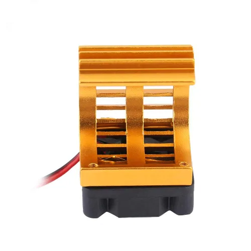 Miniatura 9 de Disipador de calor de motor RC, ventilador de refrigeración mejorado para autos RC eléctricos a escala 1/10, 380 390 motores, pieza de actualización