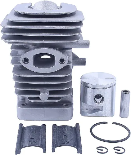 Miniatura 2 de Kit de pistón de cilindro de 1.535 in para Husqvarna 240 235 236 motosierra repuesto pieza de herramienta de repuesto Motosierra Gasolina