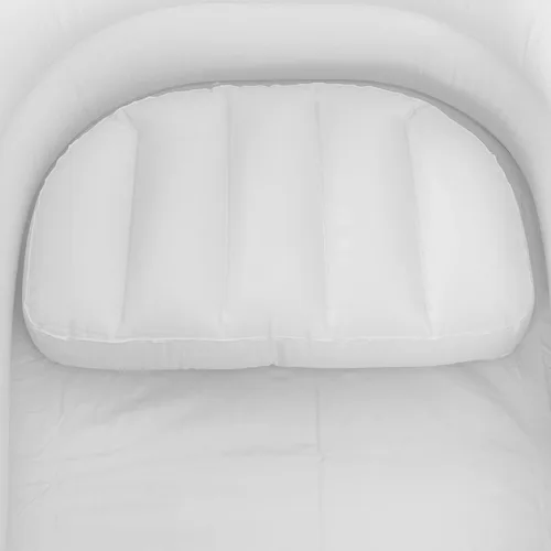 Miniatura 6 de Bañera inflable médica, bañera de ducha portátil de PVC con bomba de aire eléctrica y bolsa de agua, cama de ducha de doble diseño, ayuda