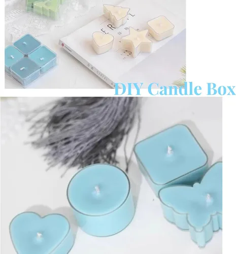 Miniatura 7 de Pequeña caja de acrílico Caja de exhibición transparente con tapa Almacenamiento de joyas Organizar contenedor Cajas de regalo de fiesta de boda