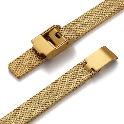 Miniatura 5 de BERNY Relojes de oro vintage para mujer, elegante reloj de pulsera ovalado para mujer, relojes analógicos de cuarzo para mujer, 3ATM resistente al