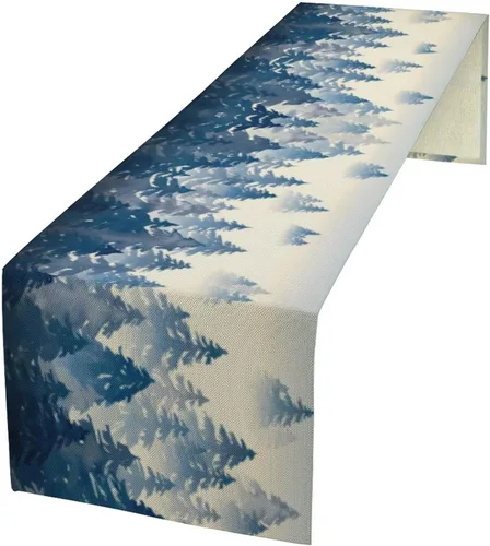 Miniatura 31 de Camino de mesa con estampado de vaca, camino de mesa estilo occidental con estampado de cuero de vaca en blanco y negro, decoración de mesa