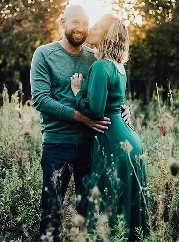 Miniatura 3 de OUGES Vestidos de maternidad para mujer, para sesión de fotos, baby shower, vestido de embarazo