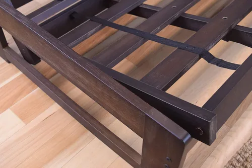 Miniatura 11 de Kodiak Furniture Aspen - Juego de futón con acabado de moca Reclaim, Oregon Trail Java, completo