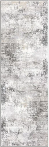 Miniatura 477 de IOHOUZE Alfombra abstracta lavable de 3 x 12 pies para pasillos, antideslizante para cocina, camino de entrada de lana sintética para interiores