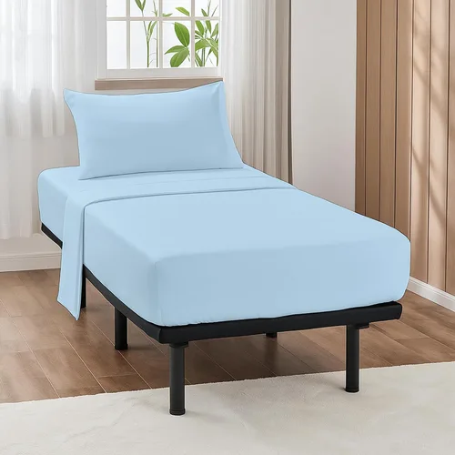 Miniatura 13 de ARlinen Juego de sábanas de 4 piezas para cuna de 25 x 75 pulgadas, colchón ajustable de algodón egipcio que se adapta a hasta 4 a 8 pulgadas