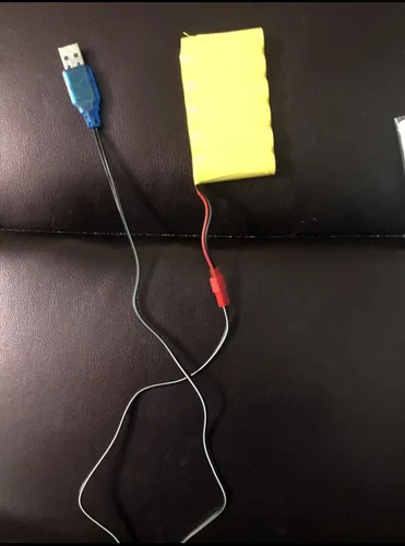 Miniatura 4 de Fielect 1 unids JST-2P Cable cargador USB 4.8v 250MA salida Ni-Cd Ni-Mh batería para RC excavadora RC coches