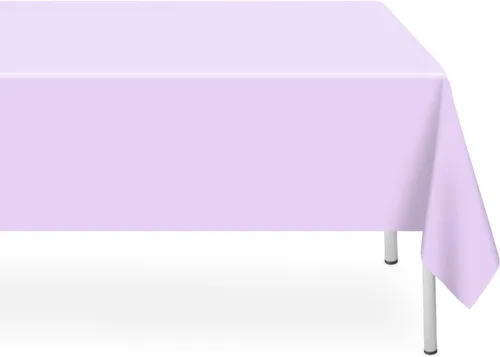 Miniatura 157 de Paquete de 6 manteles de plástico desechables azules y blancos a cuadros, manteles de plástico azules para fiestas, 54 x 108 pulgadas impermeables