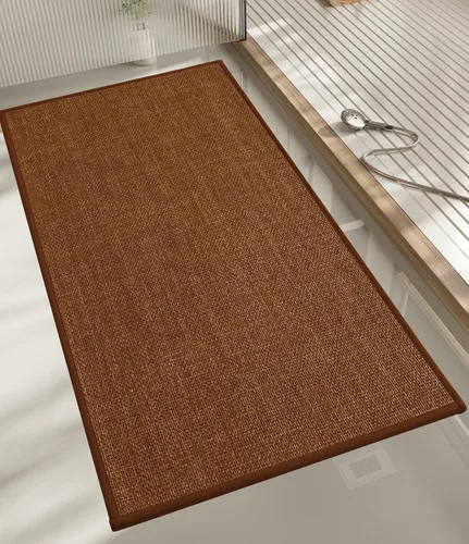 Miniatura 14 de chakme Alfombras de Baño 24x17, Alfombra de Baño Ultra Delgada Antideslizante Pequeña de Secado Rápido Absorbente para Piso de Baño