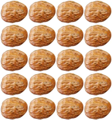 Miniatura 9 de ARTIBETTER 60 piezas de decoración de estatua para decoración de alimentos, cuenco de mesa, relleno de nueces, nuez, casa de muñecas, tuerca