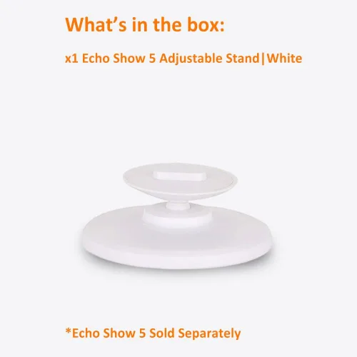 Miniatura 8 de AutoSonic Soporte compatible con Amazon Echo Show 5 (1ª generación y 2ª generación) Diseño ajustable para mejorar el ángulo de visión Magnético
