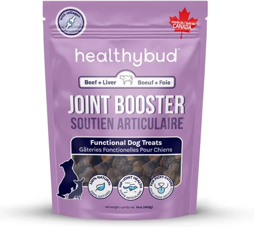 Miniatura 10 de healthybud Masticables suaves para cadera y articulaciones para perros, golosinas funcionales sin granos para perros con glucosamina, condroitina