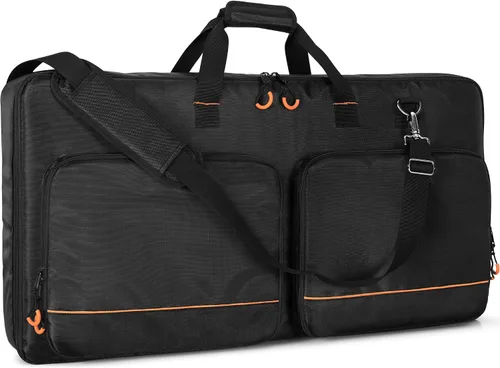 Miniatura 7 de Rexmica Bolsa de transporte compatible con Pioneer DDJ RX/DDJ SX/DDJ SX2 / DDJ SX3 / Denon MC7000 / Numark NS6, bolsa de almacenamiento