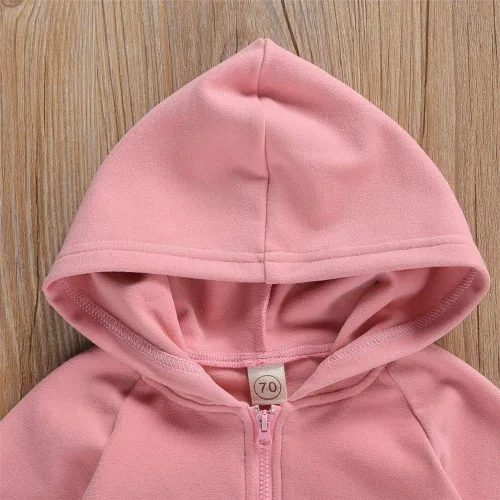 Miniatura 26 de FYBITBO Mameluco con capucha y cremallera para bebés, niños y niñas, mameluco de manga larga para otoño e invierno, ropa cálida