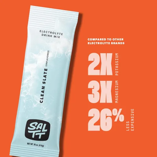 Miniatura 3 de SALTT Electrolytes Powder Sin Sabor Mezcla para Bebida - Limpieza Completa - 30 Paquetes de Hidratación - Magnesio, Potasio, Sodio, Oligominerales