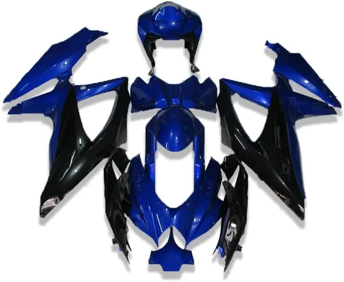 Miniatura 39 de Carenado de carrocería de plástico plateado blanco negro apto para Suzuki 2008 2009 2010 GSXR 600 750 inyección ABS nuevo Aftermarket Kit de marco