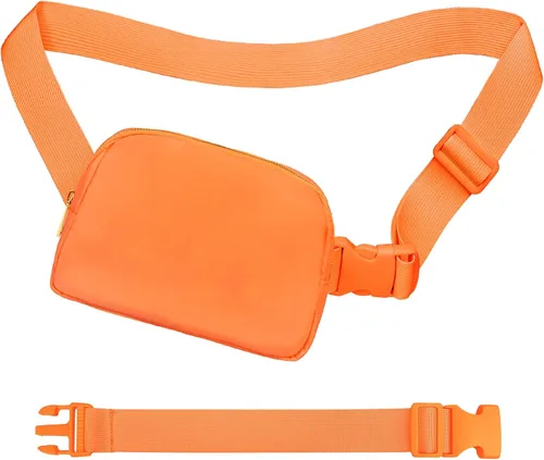 Miniatura 187 de Riñonera cruzada para mujeres y hombres, bolsa para cinturón para senderismo con correa ajustable, riñonera para correr, entrenamiento, deportes