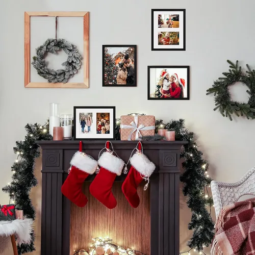 Miniatura 7 de Fixwal 8x10 Collage Picture Frame with Two Openings for Displaying 4x6 Pictures, 4x6 Picture Frame Collage, Gallery Wall Frame, Multi Picture Frames