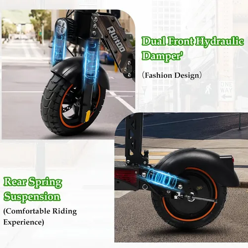 Miniatura 4 de Scooter eléctrico para adultos, 5600 W/1500 W/1200 W/800 W, scooter eléctrico rápido, 46/40/35 MPH velocidad máxima, batería de 27 Ah/20.8 Ah/15.6