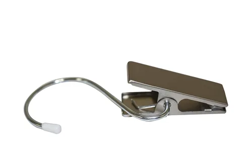 Miniatura 2 de NAHANCO 610EC-25 - Percha para bota, cromo cepillado, clip de metal, 4.5 pulgadas (paquete de 25)