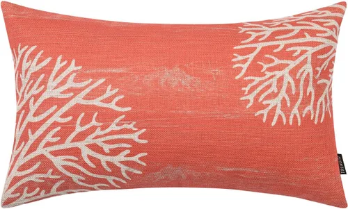 Miniatura 10 de TRENDIN PL1104TR - Funda de almohada para sofá de 12 x 20 pulgadas, decoración marina marina, rectangular, de poliéster, decoración rústica
