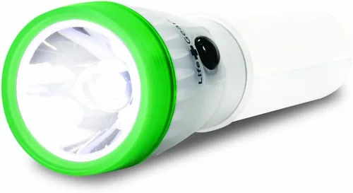 Miniatura 3 de Vida Gear linterna LED 4 en 1 multimodo 30 lúmenes, mango brillante y compartimento de almacenamiento, color azul. Verde