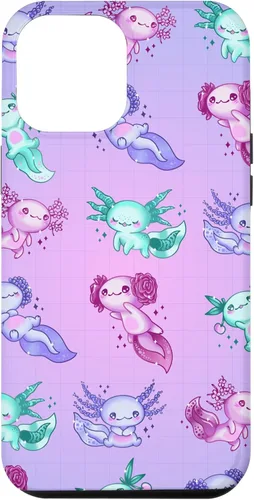 Miniatura 26 de Funda con patrón Axolotl para iPhone 12/12 Pro