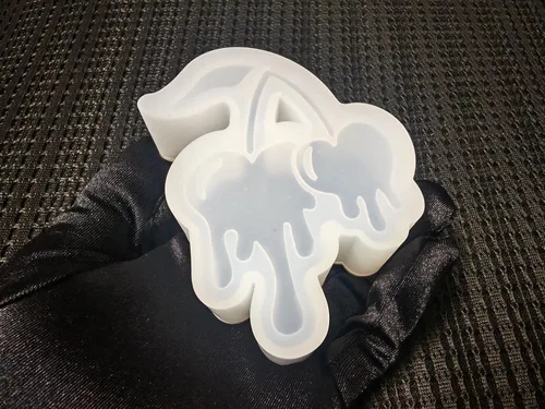 Miniatura 5 de Molde de silicona con forma de cereza para automóvil - Freshie de aire - Ambientador de cuentas aromáticas - Resina epoxi - Molde de jabón