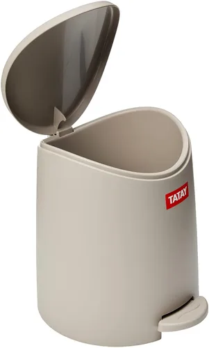 Miniatura 2 de TATAY Cubo de baño con pedal estándar 3L Diseño práctico y funcional Hecho de materiales altamente resistentes Compacto y fácil de usar