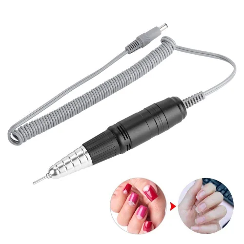 Bolígrafo eléctrico para taladro de uñas, 30000 rpm, mango de repuesto para máquina eléctrica de molienda de uñas para manicura y pedicura