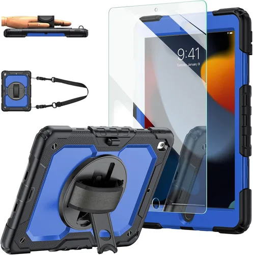 Miniatura 13 de Funda para iPad de 9ª/8ª/7ª generación, funda para iPad 10.2 2021/2020/2019, [a prueba de niños] ambison funda protectora de cuerpo completo