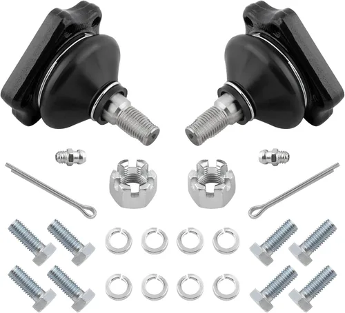 Miniatura 2 de Juego de 8 varillas de acoplamiento exteriores interiores delanteras + kit de rótulas inferiores superiores para Nissan D21 1994 4WD, para Nissan