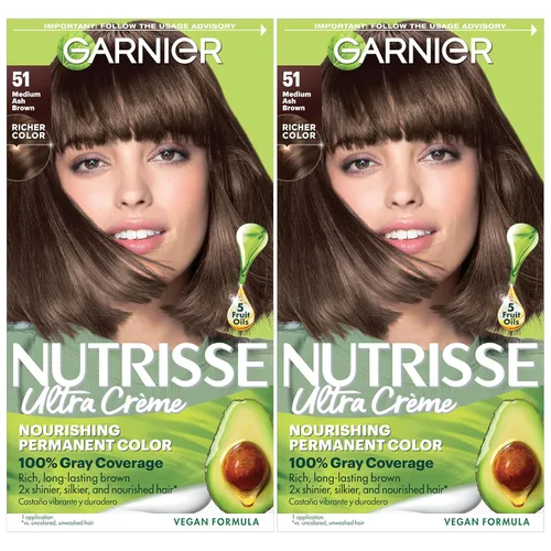 Miniatura 19 de Garnier Nutrisse - Tinte en crema nutritiva para el cabello, 30 marrón oscuro (Sweet Cola), tinte permanente para el cabello, 2