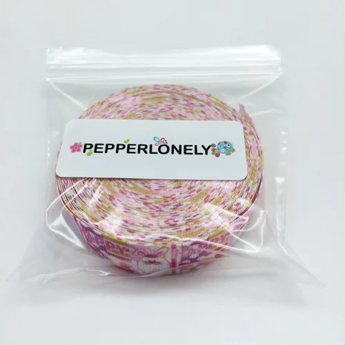 Miniatura 2 de PEPPERLONELY Cinta de grogrén impresa con huevo de 10 yardas (0.866 in)
