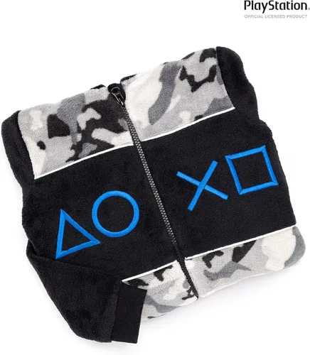 Miniatura 3 de PlayStation Onesie Boys All In One Camo Game Kids, gris