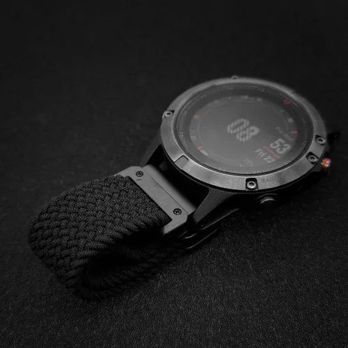Miniatura 4 de Abanen Correa de reloj elástica de ajuste rápido de 0.866 pulgadas con hebilla magnética para Garmin Fenix 8 de 1.772 pulgadas / Fenix 7 / Fenix 6