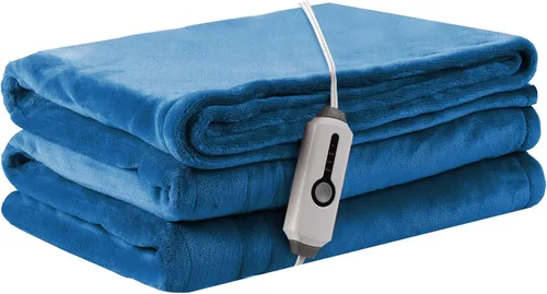 Miniatura 25 de LaffyLo Manta Eléctrica con Calefacción Tamaño Twin 62×84, Franela Transpirable y Lujosa, Regalo Suave y Cálido con Protección contra