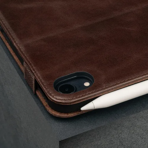 Miniatura 6 de TORRO Funda compatible con iPad mini 7/6 – Funda de piel auténtica para iPad mini de 7ª/6ª generación (2024/2021) con función de soporte