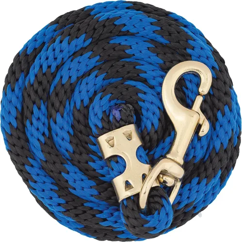 Miniatura 8 de Weaver Equine Performance - Cuerda de plomo de 8 pies con latón chapado en latón 225 broche, agarre suave y cómodo, tachuela de caballo de granero